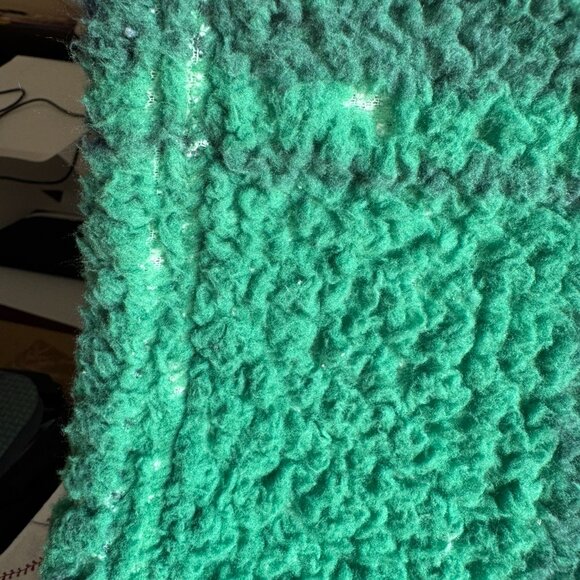 American Eagle Green/Blue Plaid Tree Throw 50 x 60 - Picture 5 of 13